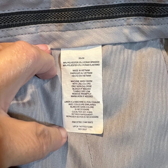 Grand Slam Pants Mens 32x29 Beige Activewear Stretch Comfort Golf Performance - Picture 8 of 8